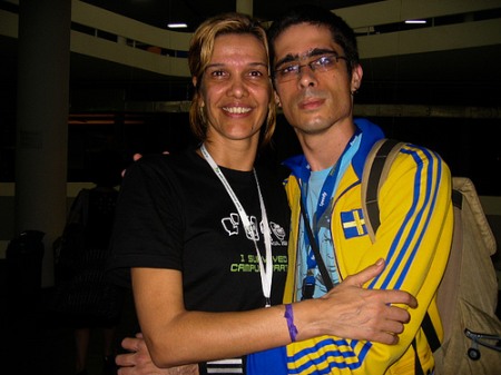Lucia Freitas e Fernando Mafra - Campus Party Brasil 2008 Lucia Freitas e Fernando Mafra - Campus Party Brasil 2008